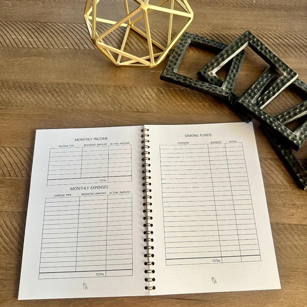 A5 Spiral Budget Planner: Monthly Bills, Sinking Funds, Wallet Tracker